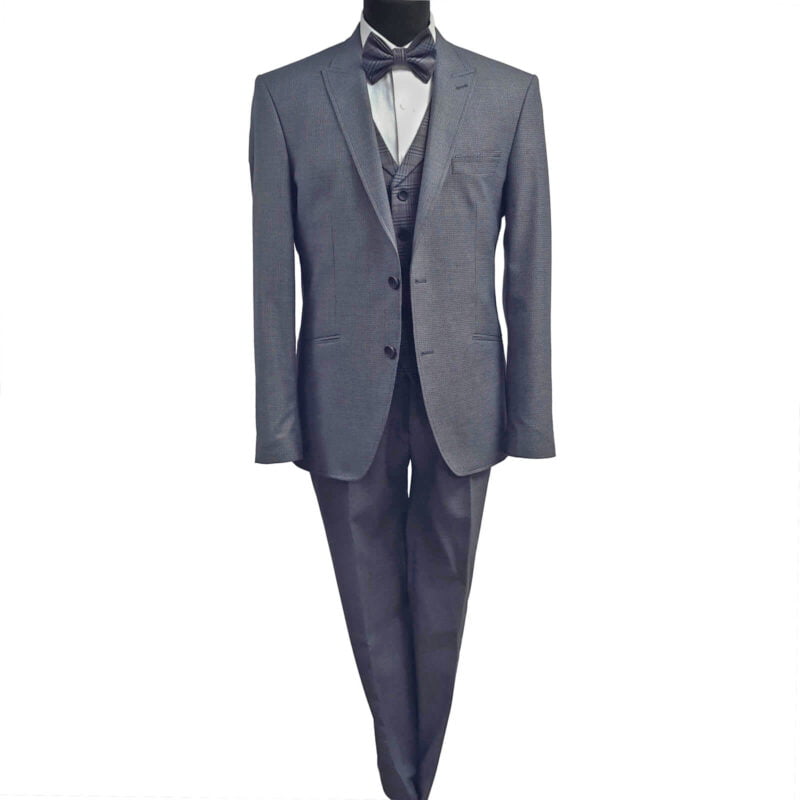 Manzetti Significo kék 4-részes slim fit öltöny
