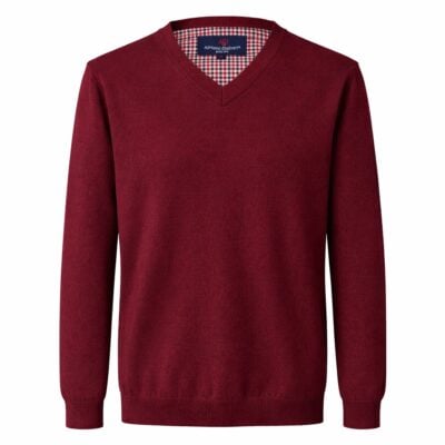 Adriano Guinari pulóver normál bordó tavny port