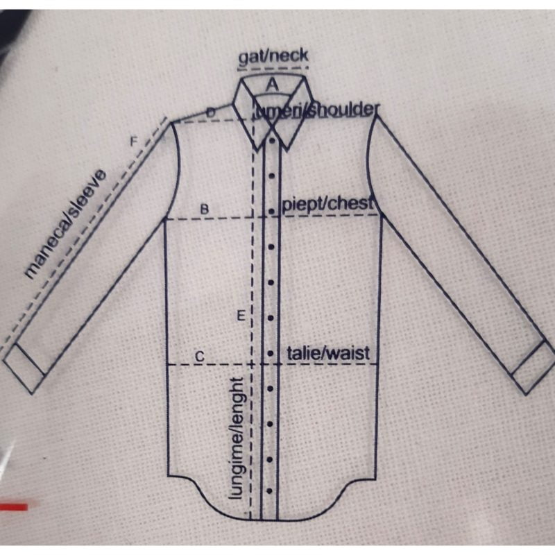 Ares comfort fit dupla mandzsettás ing