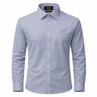 Ares ing bő (comfort fit) kékesszürke hosszú ujjú