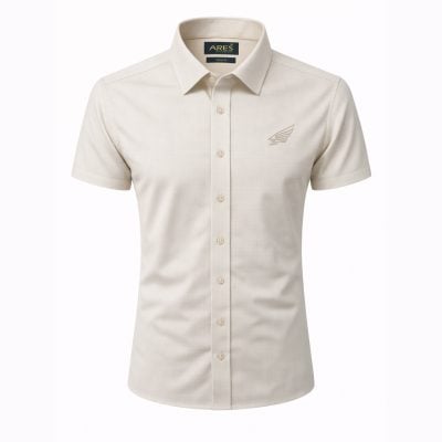 Ares ing karcsúsított (semi fit) drapp, rövid ujjú