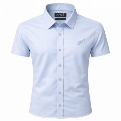 Ares ing karcsúsított (semi fit) kék, rövid ujjú