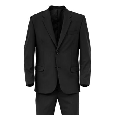 Ballagó fekete öltöny elasztikus szövetből 1751