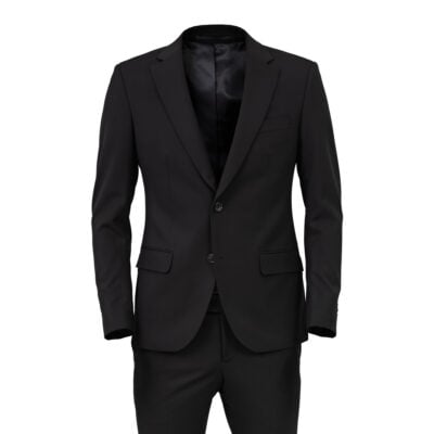 Ballagó Victorio fekete szuper kacsúsított öltöny N07-0035