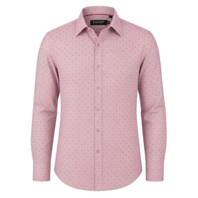 Bissaro ing karcsúsított (slim fit) piros, kék kör minta
