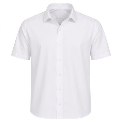 Casa Moda rövid ujjú ing normál ( comfort fit ) fehér vasalásmentes, elöl zseb