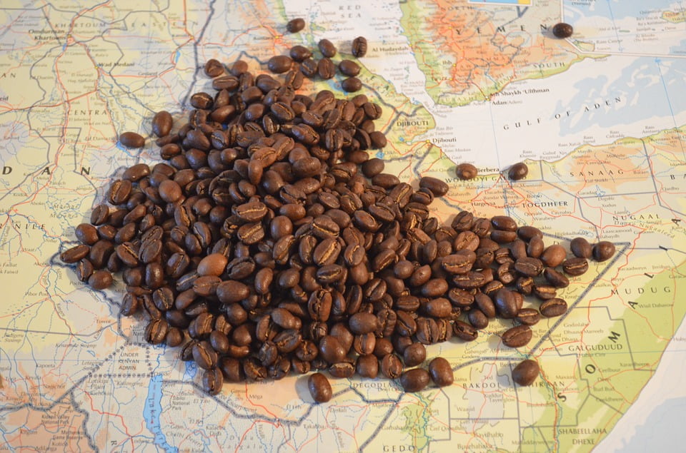 Etiópia az 5. a kávétermelő országok sorában