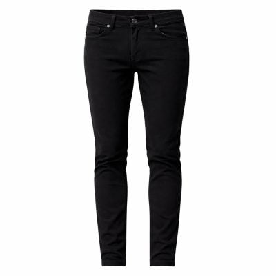 Dockhouse nadrág erőteljesen karcsúsított (super slim fit) fekete skinny, pamut stretch