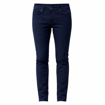 Dockhouse nadrág erőteljesen karcsúsított (super slim fit) sötétkék skinny, pamut stretch