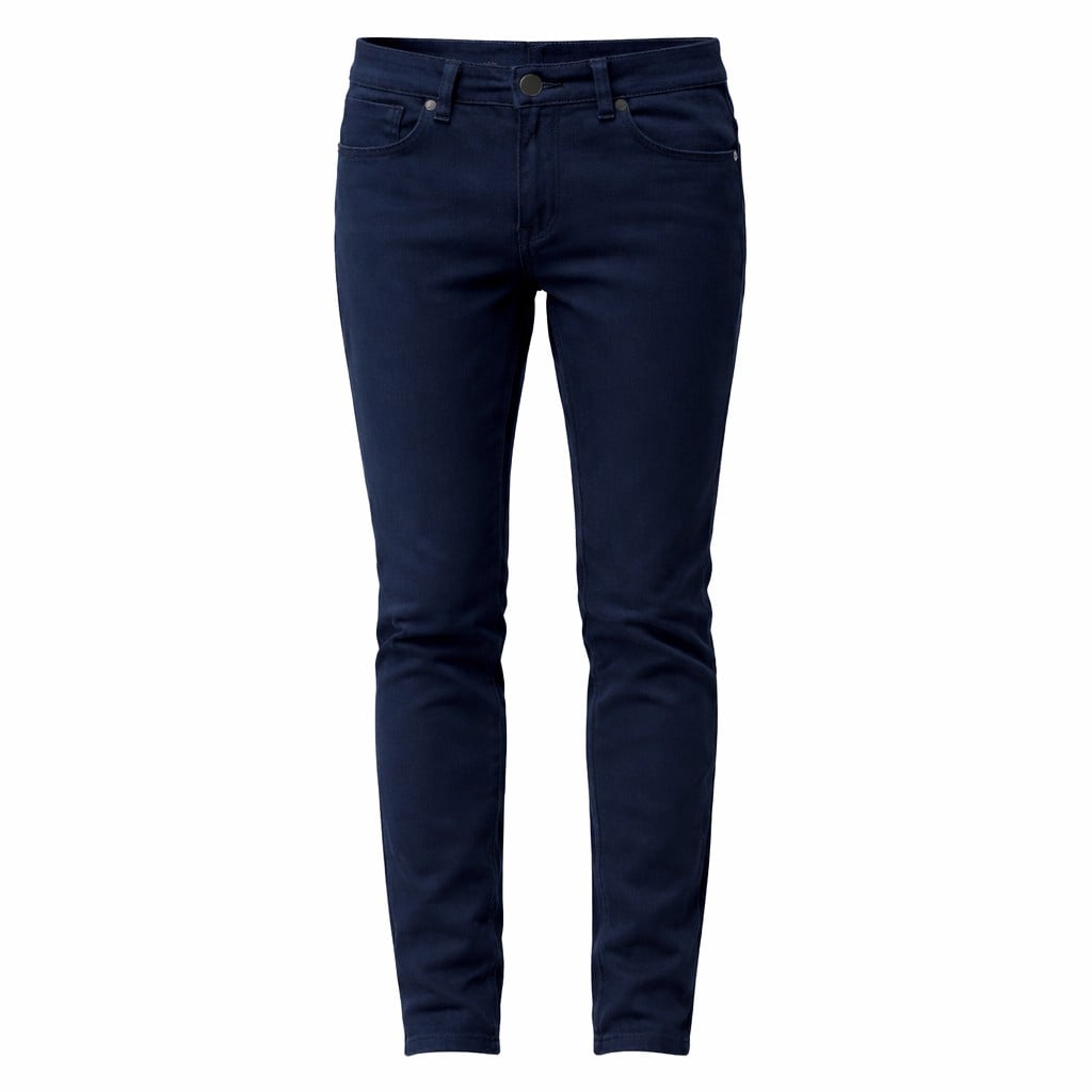 Dockhouse nadrág erőteljesen karcsúsított (super slim fit) sötétkék skinny, pamut stretch