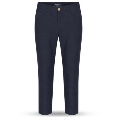 Dockhouse nadrág enyhén karcsúsított (modern fit) sötétkék svédzsebes