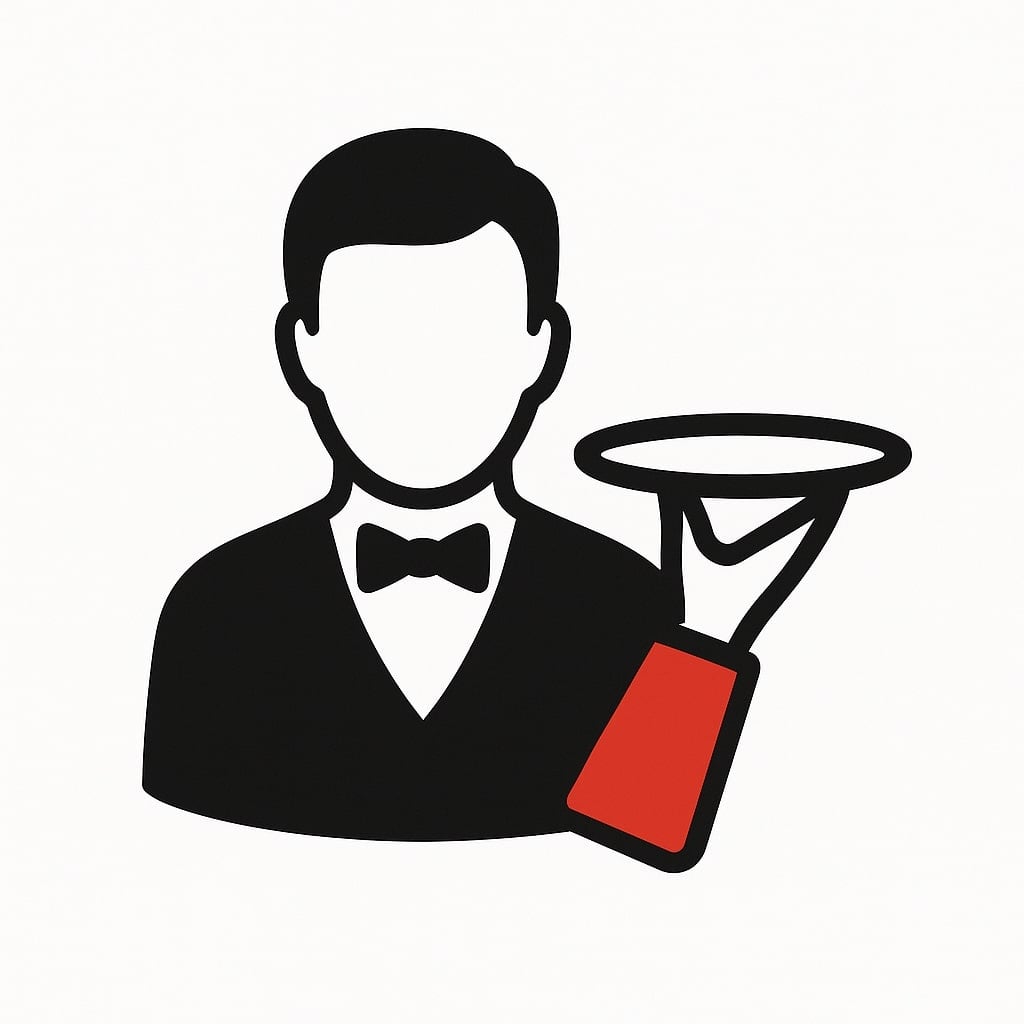 felszolgáló munkruha