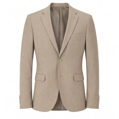 Goldenland zakó erőteljesen karcsúsított (super slim fit) mogyoró