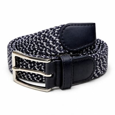 öv sötétkék-fehér gumis