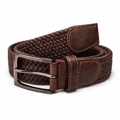 öv sötétbarna gumis