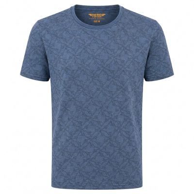 Hero póló normál (regular fit) farmerkék kereknyakú