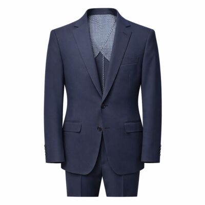 J Parker öltöny karcsúsított (slim fit) sötétkék 4 irányban stretch, extra komfortos, légáteresztő