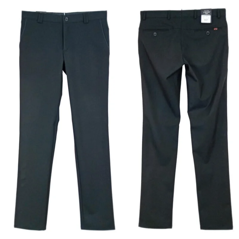 Lorenzo Jeans, fekete, stretch, chino nadrág