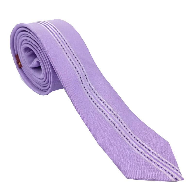 Lila mikroszálas nyakkendő