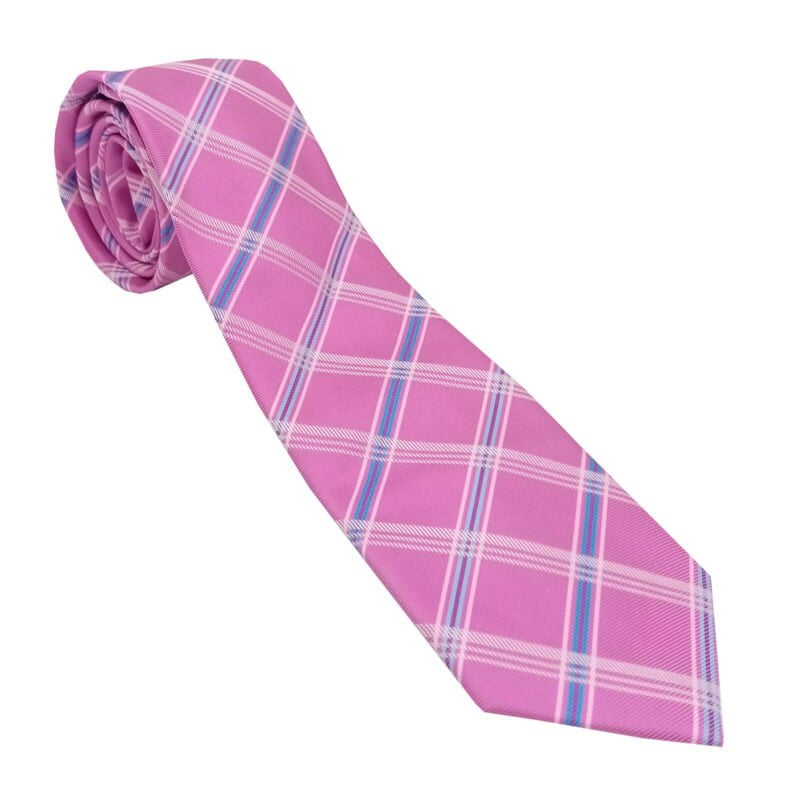 Rózsaszín mikroszálas nyakkendő