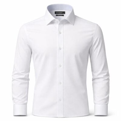 Newsmen ing karcsúsított (slim fit) fehér anyagában mintás