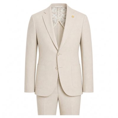 Oscar Man öltöny karcsúsított (slim fit) bézs