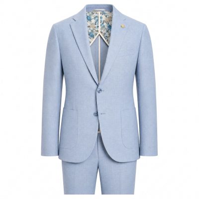 Oscar Man öltöny karcsúsított (slim fit) világoskék