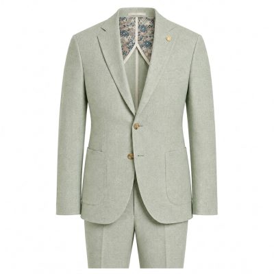 Oscar Man öltöny karcsúsított (slim fit) zöld