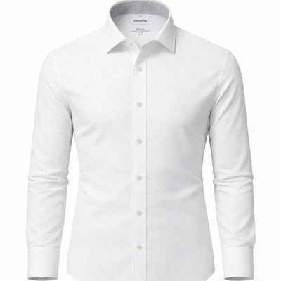 Seidensticker ing normál (regular fit) fehér vasalásmentes ; szürke gallérbelső
