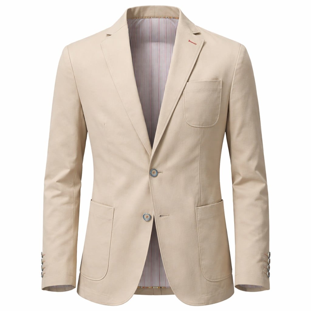 Stefano zakó karcsúsított (slim fit) drapp