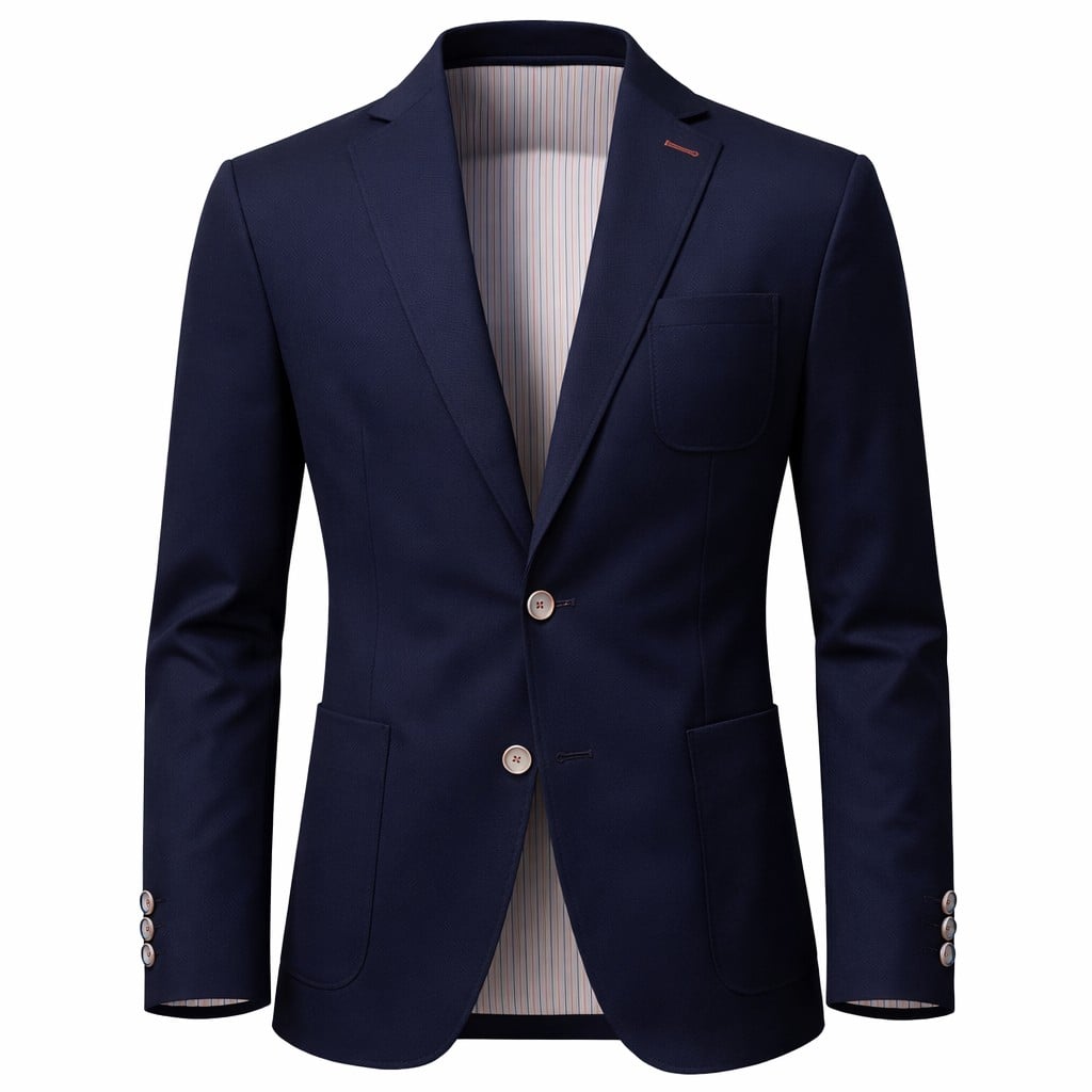 Stefano zakó karcsúsított (slim fit) sötétkék