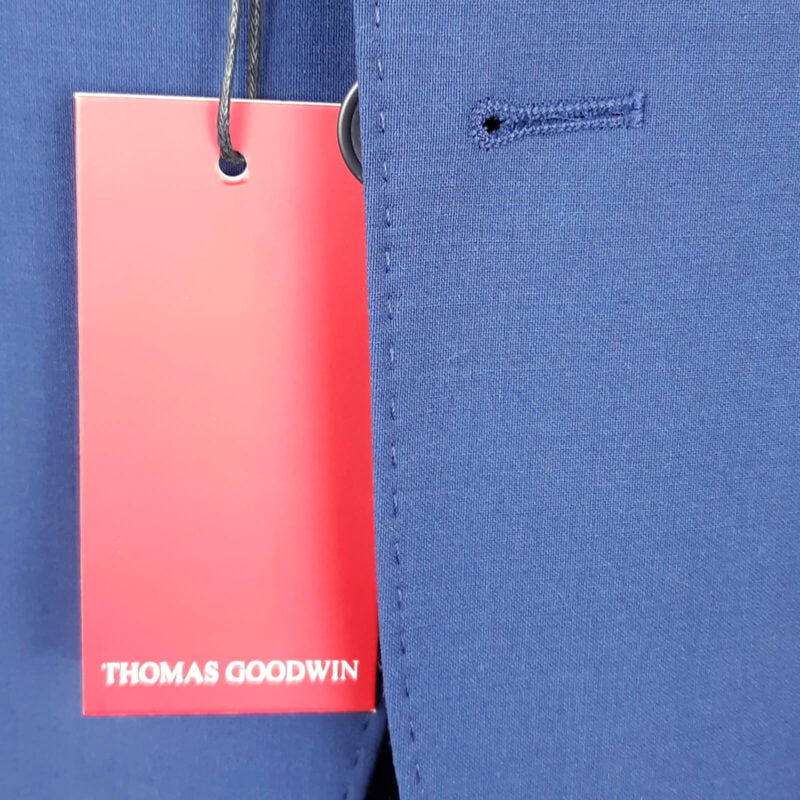 Thomas Goodwin royal kék karcsúsított öltöny