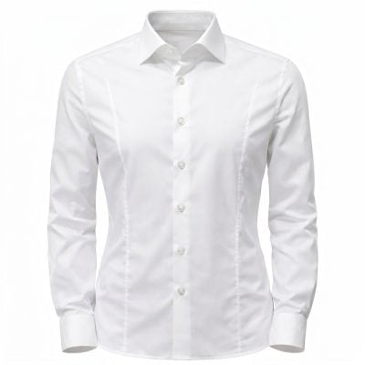 Venti ing erőteljesen karcsúsított (body fit) fehér elválasztó varrással, vasaláskönnyített