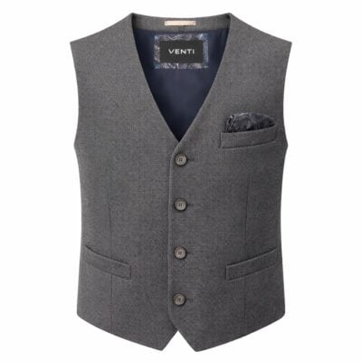 Venti modern fit sötétszürke mellény 534138800-740