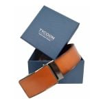 Tycoon cognac színű bőröv